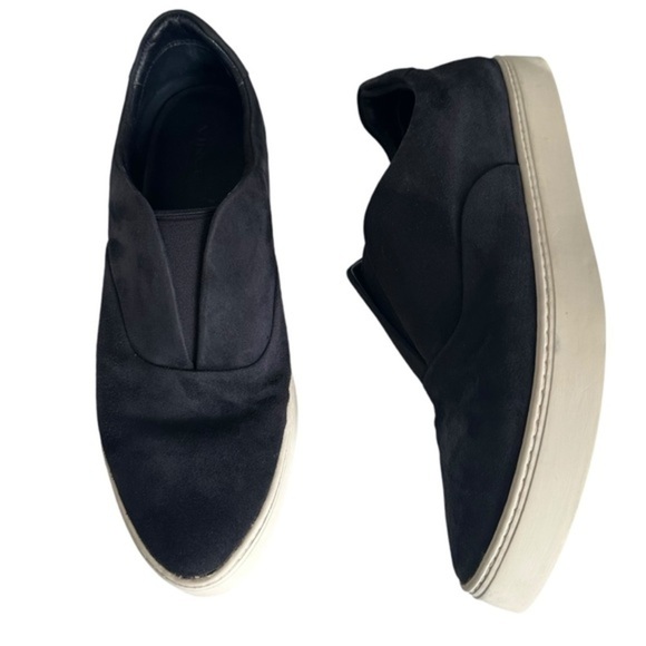VINCE LAKEWOOD COASTAL SUEDE SLIP ONS SIZE 8 - Picture 1 of 12